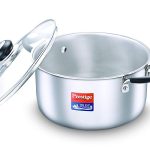 Prestige Tri-Ply Stainless Steel Splendor Casserole with Glass Lid