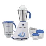 Preethi Blue Leaf Platinum Mixer Grinder for Kitchen 550 Watt