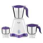 Preethi Crown 500-Watt Mixer Grinder (White/Purple)